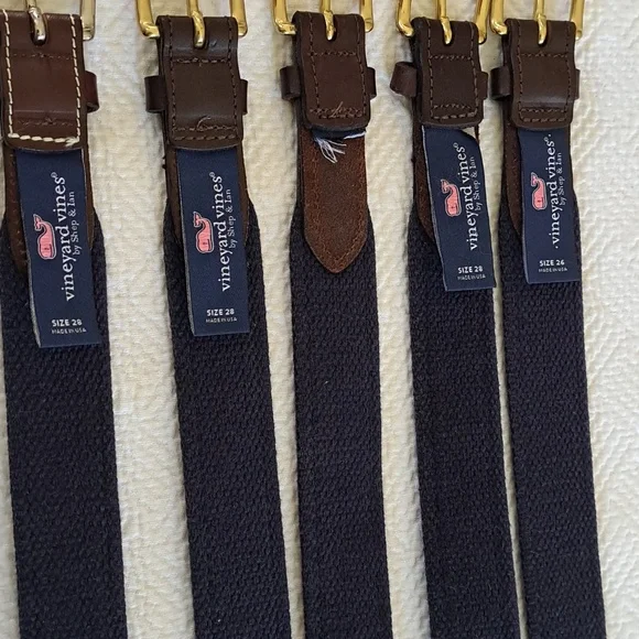Vineyard Vines Boys (5) Preppy Lax/American Flag/Crab/Whale/Fish Belts 4-28/1-26 - Picture 8 of 8